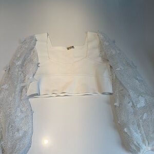 Free People Butterfly sleeve top